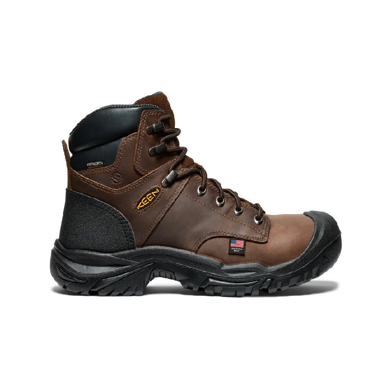 Men's Mt Vernon II 6" Waterproof Boot (Steel Toe)  |  Dark Earth/Black