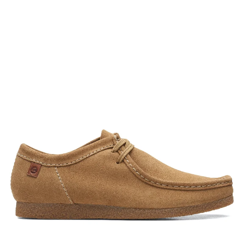 Clarks Shacre II Run in Beige Suede