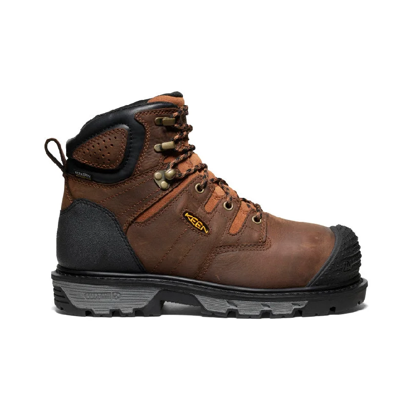 Men's Camden 6" Waterproof Boot INT MET (Carbon Toe)  |  Leather Brown/Black