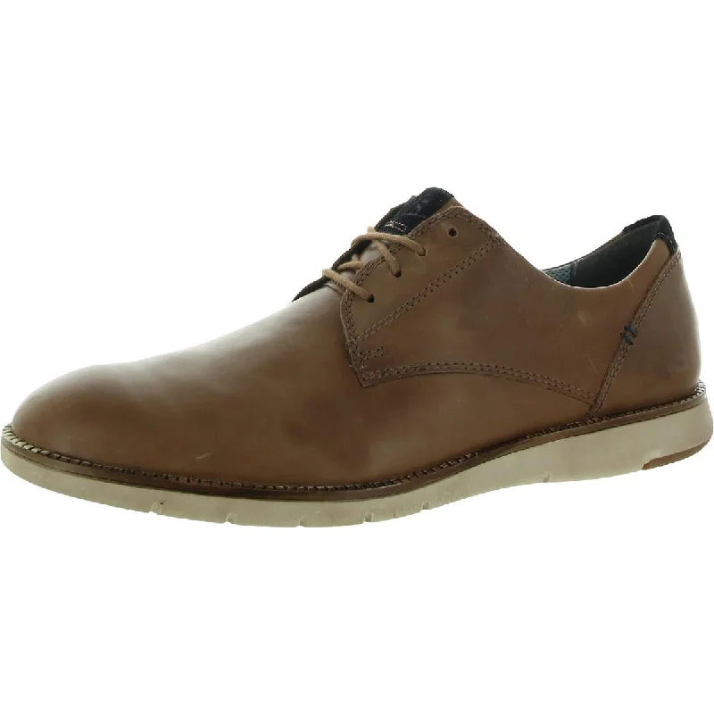 Mens Leather Lace Up Oxfords