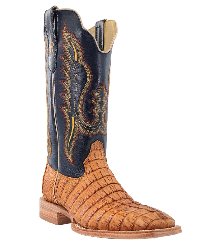 Men's Saddle Exotic Western Boots