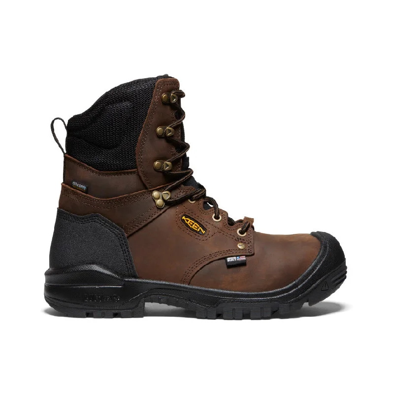 Men's Independence 8" Insulated Waterproof Boot (Carbon Toe)  |  Dark Earth/Black