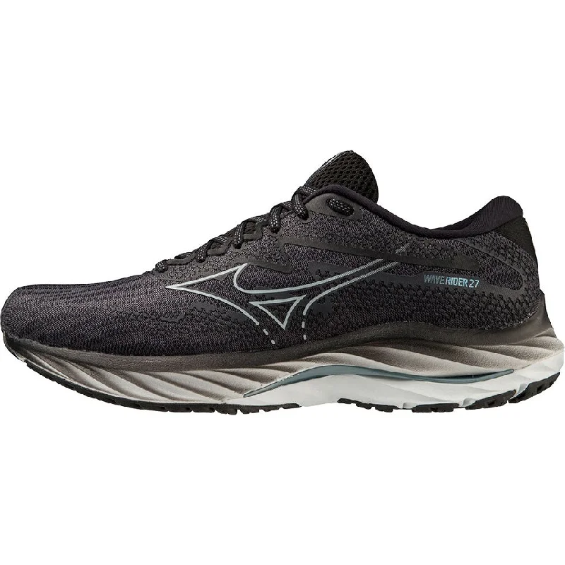 Mizuno Wave Rider 27 Mens Running Shoes - Black