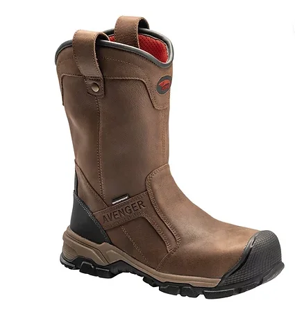 Avenger Men's Brown Wellington Ripsaw Work Boot