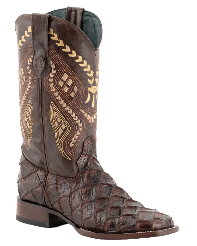 Men's Bronco Exotic Print Western Boots