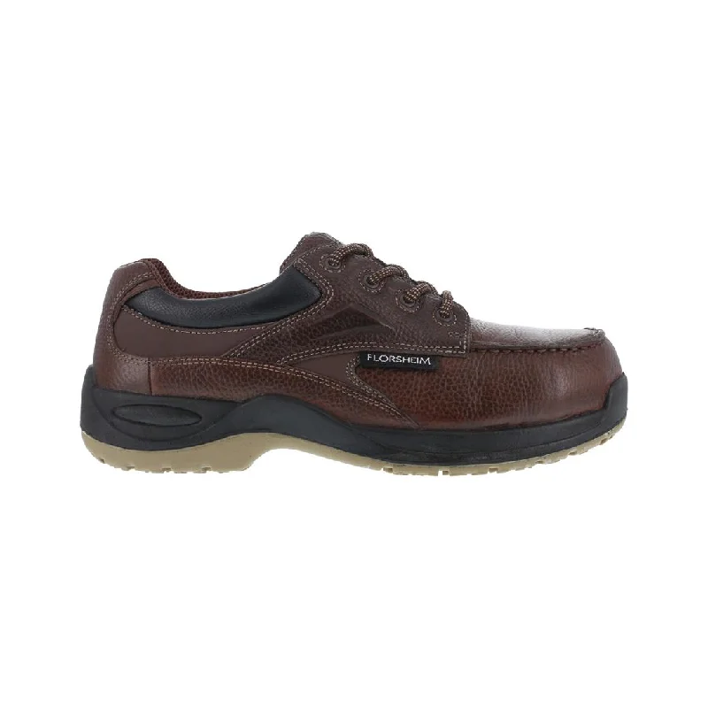 Rambler Creek Composite-Toe Oxford Work Shoe Brown