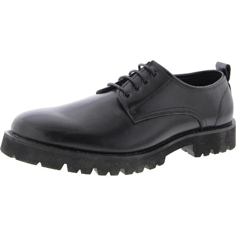 Kaiden Mens Lace Up Round Toe Oxfords