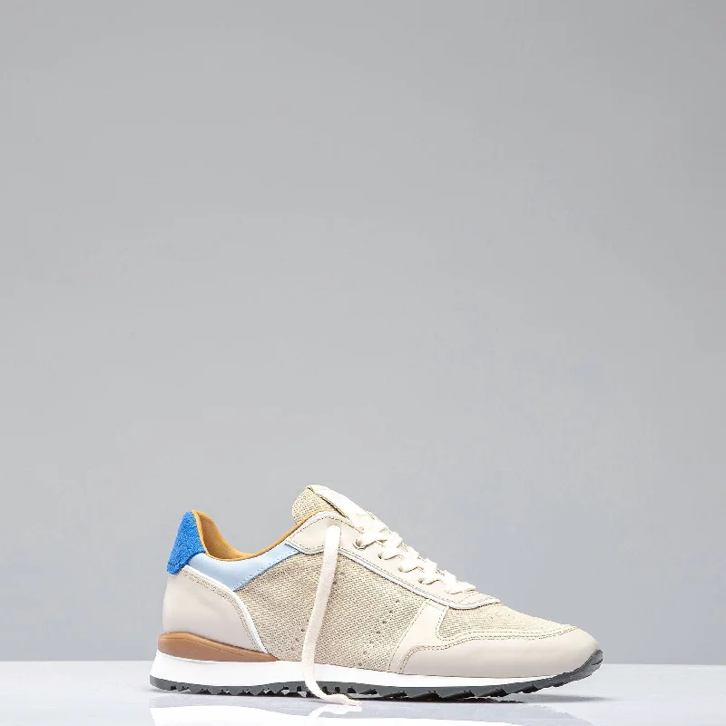 The Ferrari Shoe In Beige/Blue