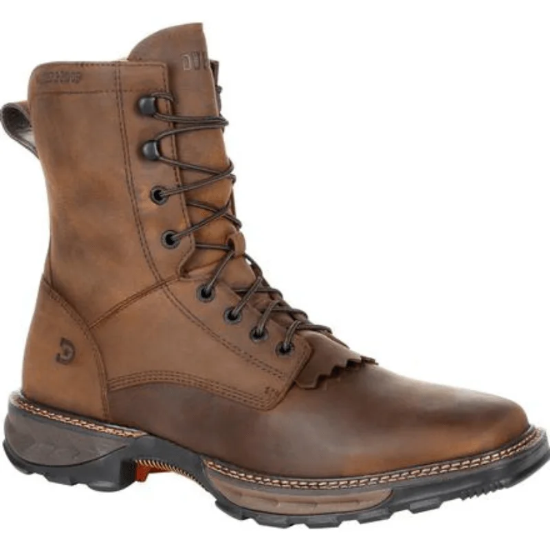 Durango Men's Maverick XP Brown Square Toe Waterproof Lacer Work Boots DDB0238