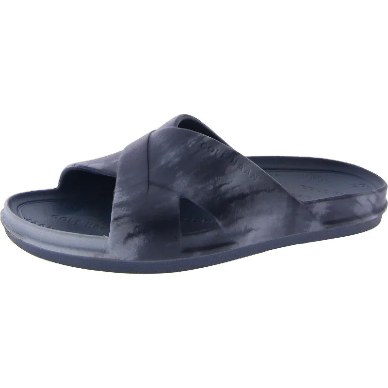 Cole Haan Mens Slip On Open Toe Slide Sandals