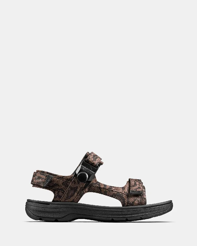 Cur Sandal 2 M Brown Textile