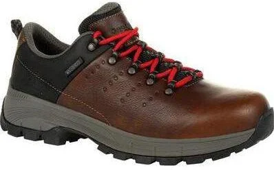 Georgia Men's Eagle Trail Soft Toe WP Oxford Work Shoe - Brown - GB00398