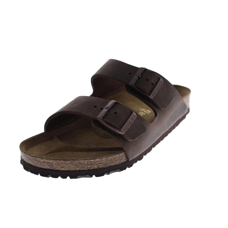 Birkenstock Mens Arizona Leather Supportive Footbed Sandals