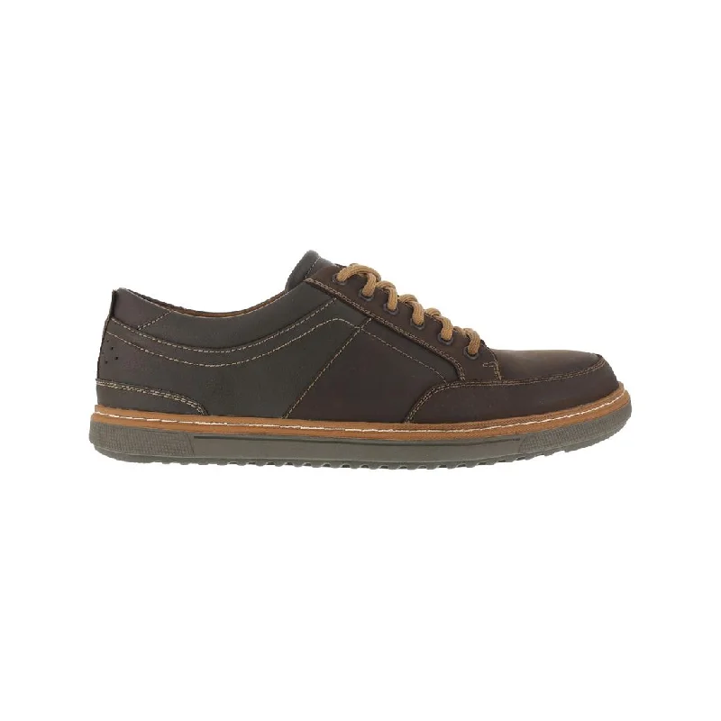 Gridley Steel-Toe Oxford Work Shoe Brown