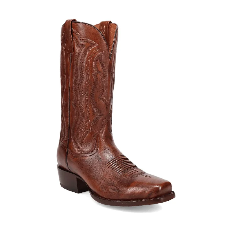 Dan Post Mens Wade Honey Leather Cowboy Boots