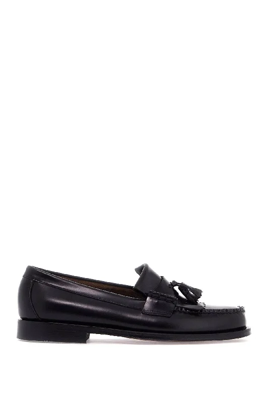 G.h. Bass Esther Kiltie Weejuns Loafers In Brushed Leather