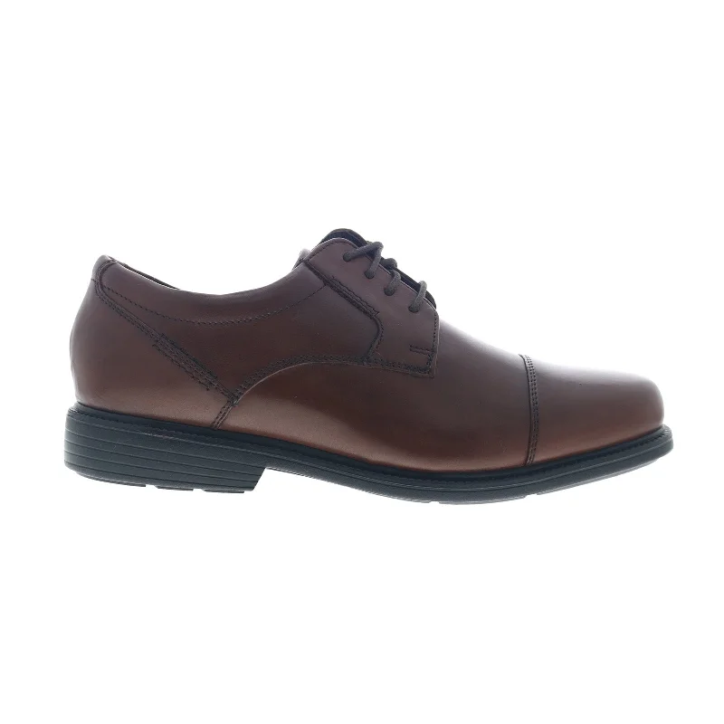 Rockport Charles Road Cap Toe Mens Brown Oxfords & Lace Ups Cap Toe Shoes