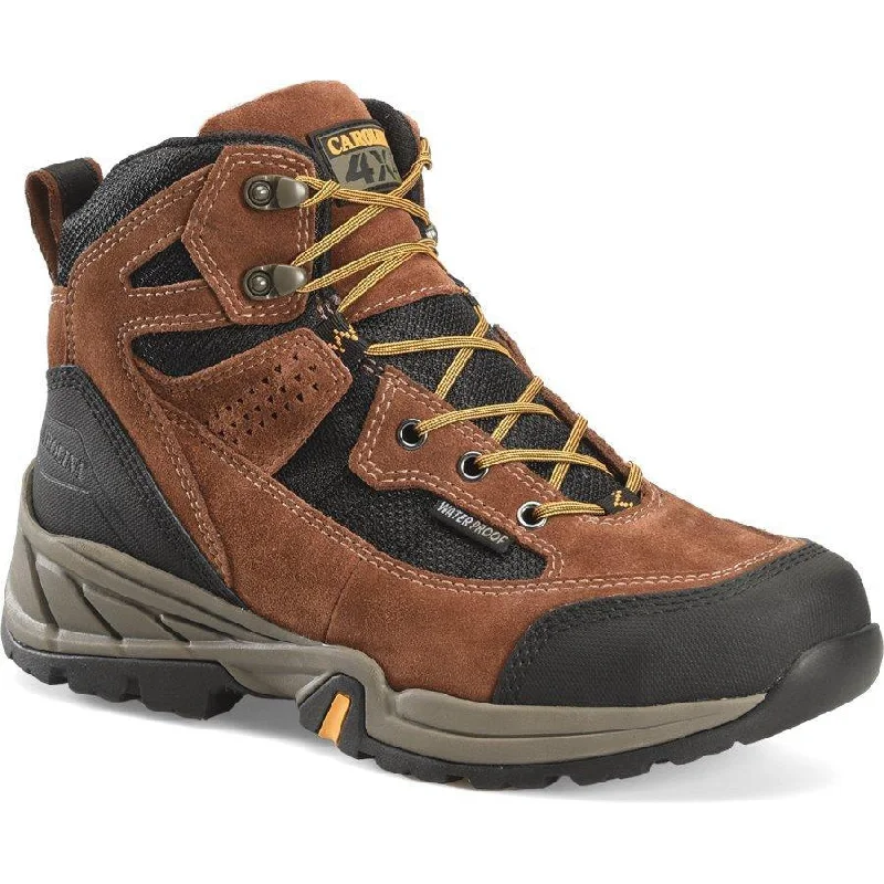 Carolina Men's Limestone 6" Steel Toe WP Hiker Work Shoe Brown- CA5546