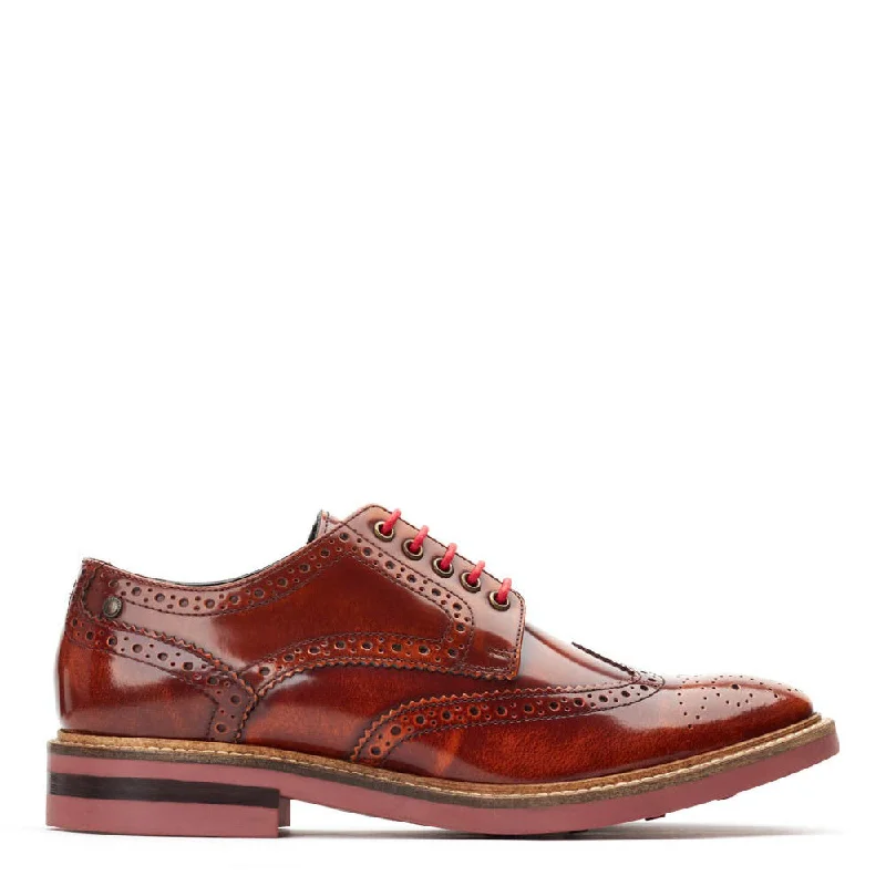 Woburn Hi Shine Brogue Shoes